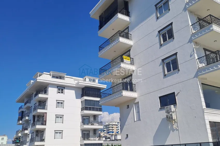 Квартира 1+1 с новой мебелью и видом на море в Алании, район Каргыджак – 350 метров от побережья 5 