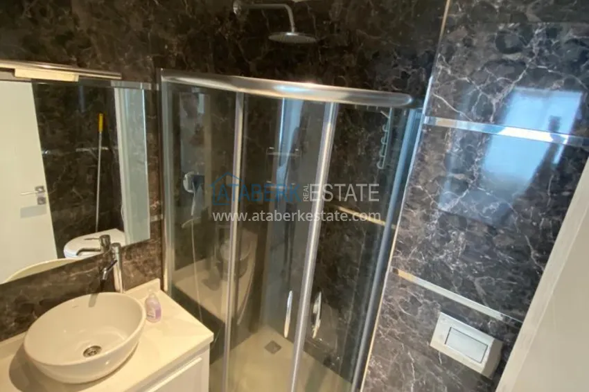 Purchase Furnished 2+1 apartment with separate kitchen, glazed balcony and sea view, Kestel district — Alanya 8