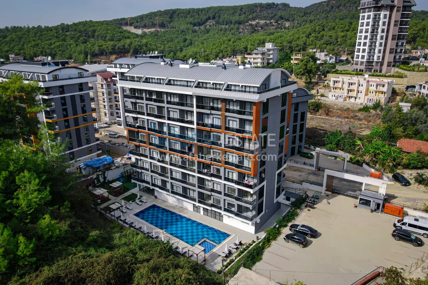 Finished 1+1 apartment in a new building, Avsallar district — Alanya 1