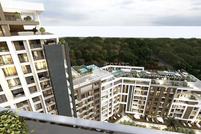 The new premium complex project is the one-of-a-kind main “skyscraper” of Altintash district, Antalya 9