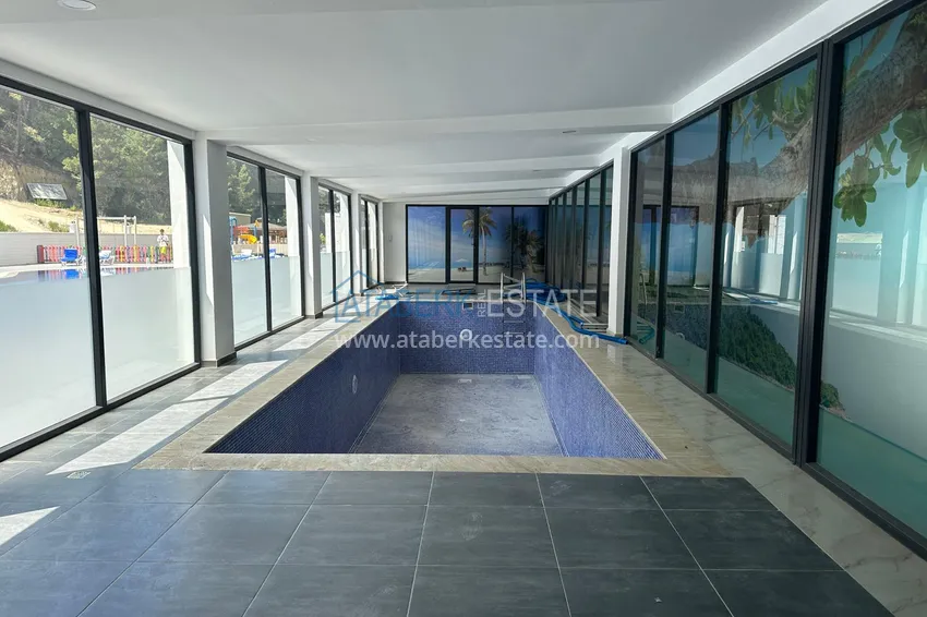 Furnished 1+1 apartment with mountain views, Avsallar district — Alanya 13