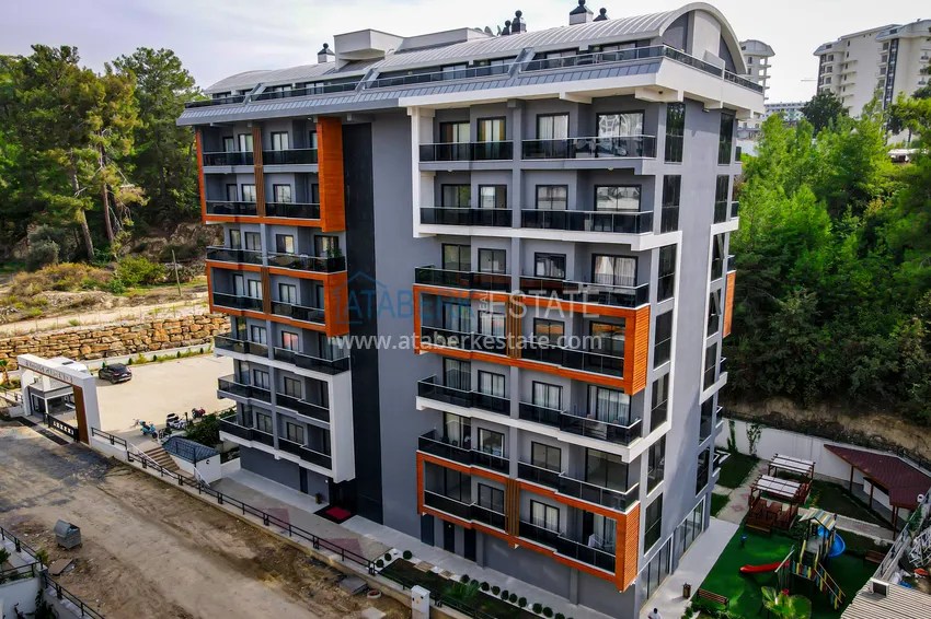 Finished 1+1 apartment in a new building, Avsallar district — Alanya 3