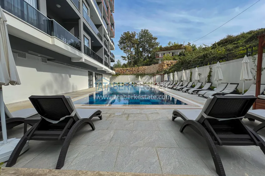 Finished 1+1 apartment in a new building, Avsallar district — Alanya 6