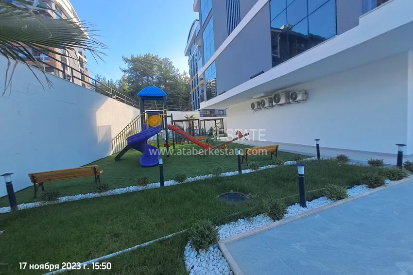 Finished 1+1 apartment in a new building, Avsallar district — Alanya 8
