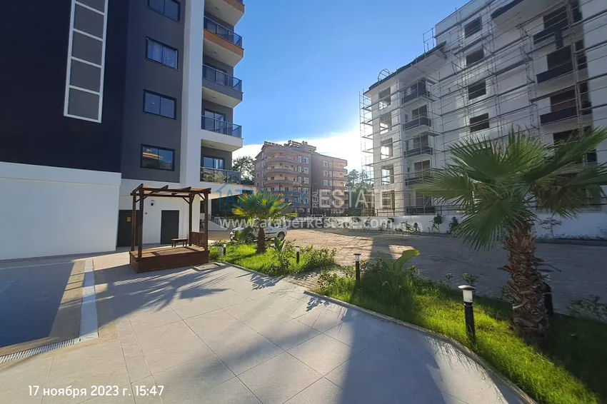 Finished 1+1 apartment in a new building, Avsallar district — Alanya 9