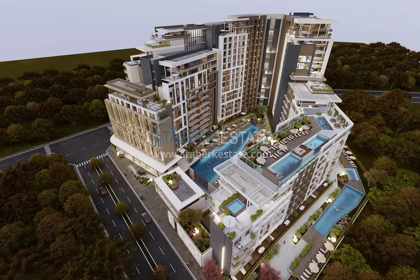 The new premium complex project is the one-of-a-kind main “skyscraper” of Altintash district, Antalya 2