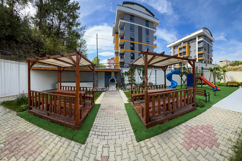 Finished 1+1 apartment in a new building, Avsallar district — Alanya 13