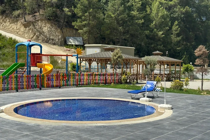 Furnished 1+1 apartment with mountain views, Avsallar district — Alanya 4