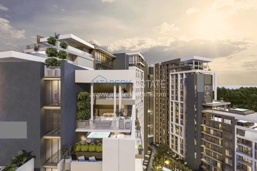 The new premium complex project is the one-of-a-kind main “skyscraper” of Altintash district, Antalya 5