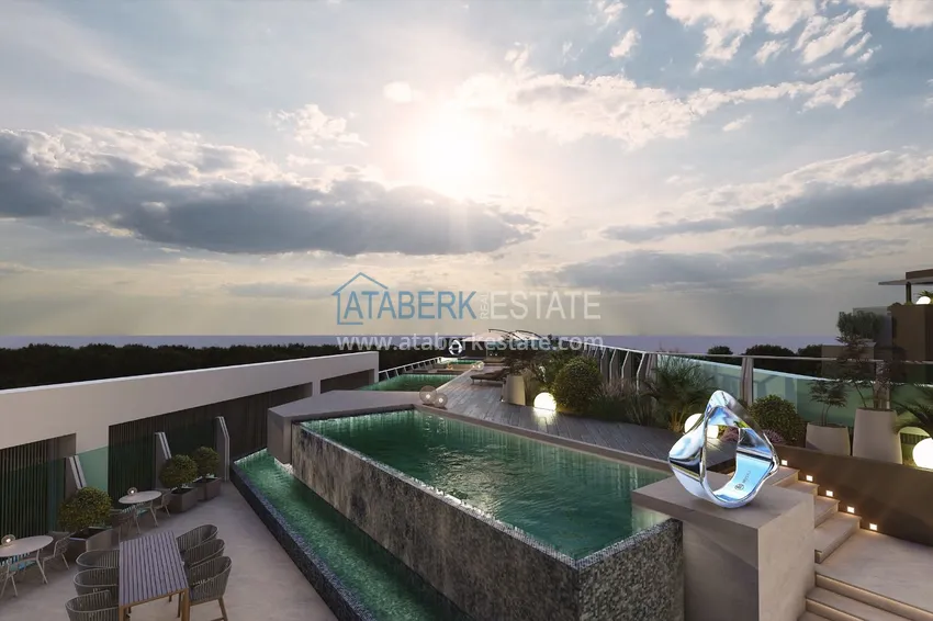 The new premium complex project is the one-of-a-kind main “skyscraper” of Altintash district, Antalya 8