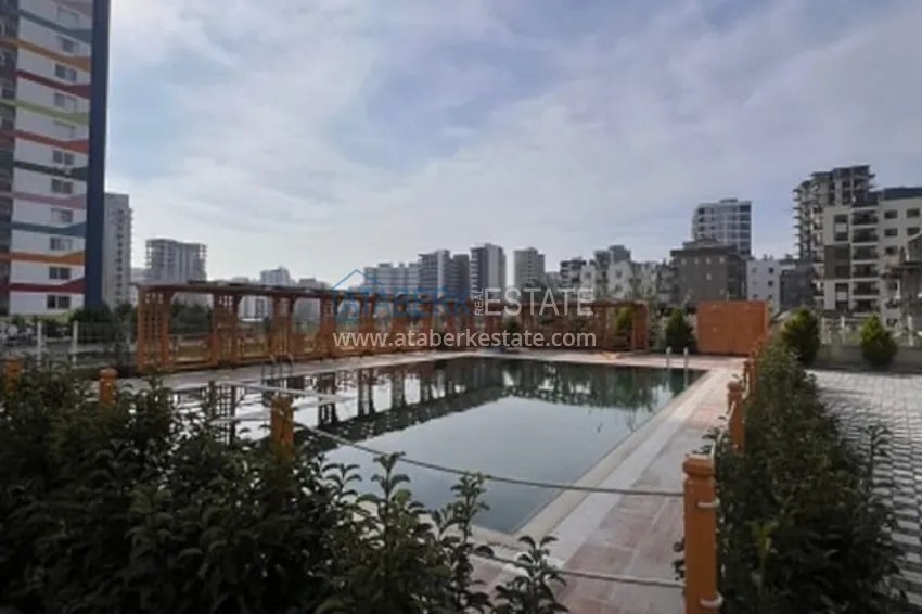 Квартира 1+1 с чистовой отделкой, частично вид на море, район Арпачбахшиш – Мерсин 3 