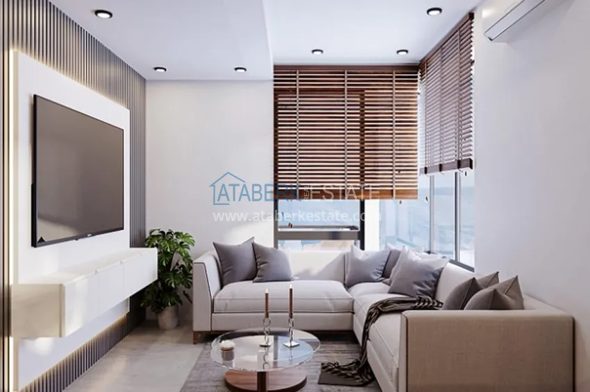 Purchase 1+1 apartments in an under construction residential complex in the beautiful neighborhood of Ayash - Mersin 1 