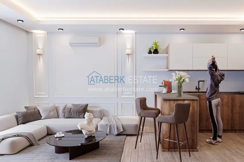 Purchase 1+1 apartments in an under construction residential complex in the beautiful neighborhood of Ayash - Mersin 3 