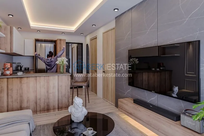 Purchase 1+1 apartments in an under construction residential complex in the beautiful neighborhood of Ayash - Mersin 5 