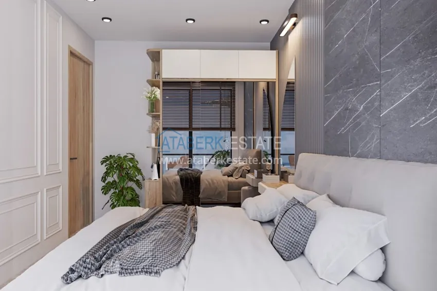 Purchase 1+1 apartments in an under construction residential complex in the beautiful neighborhood of Ayash - Mersin 7 