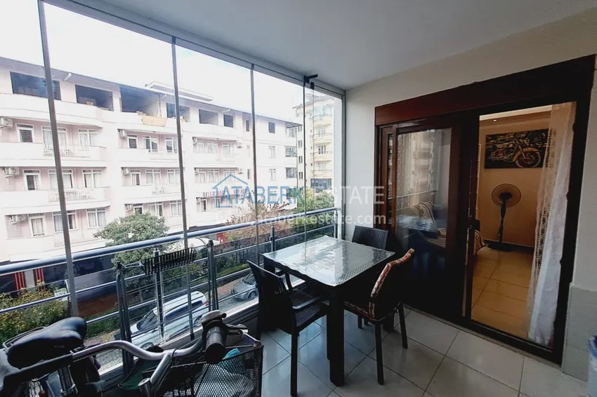 Purchase One bedroom apartment with furniture and a glazed balcony in Oba, Alanya 10 