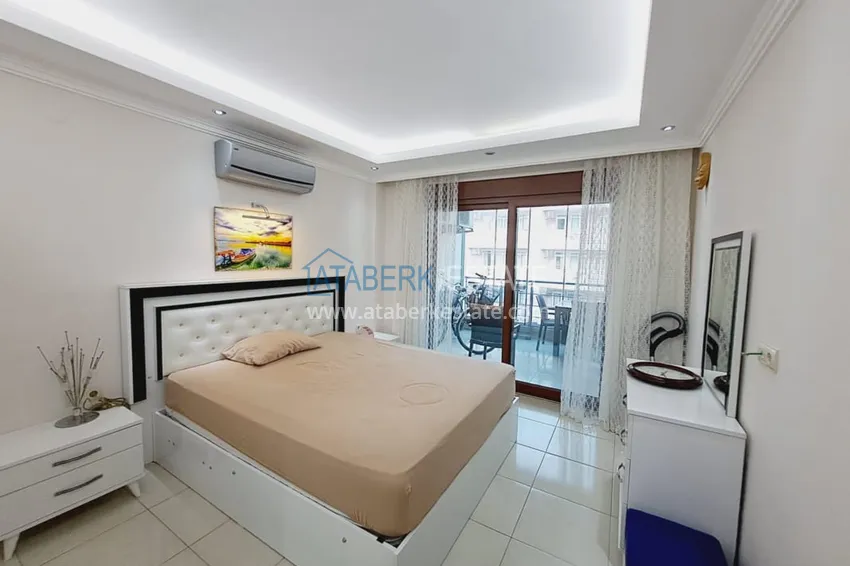 Purchase One bedroom apartment with furniture and a glazed balcony in Oba, Alanya 12 