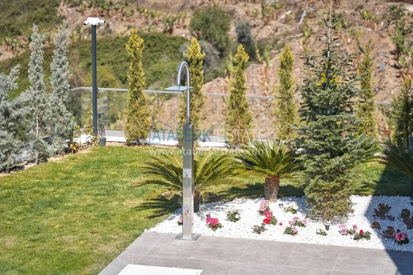 Elitarny kompleks willi z panoramicznym widokiem w Kargicak, Alanya 22