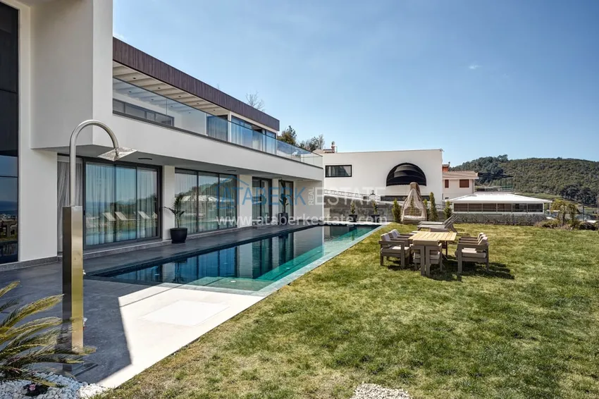 Elitarny kompleks willi z panoramicznym widokiem w Kargicak, Alanya 4