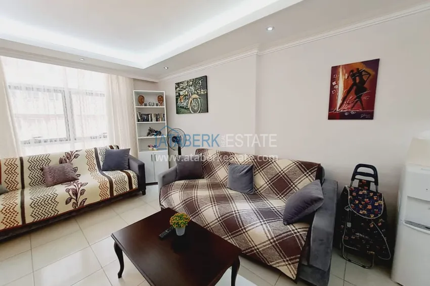 Purchase One bedroom apartment with furniture and a glazed balcony in Oba, Alanya 6 