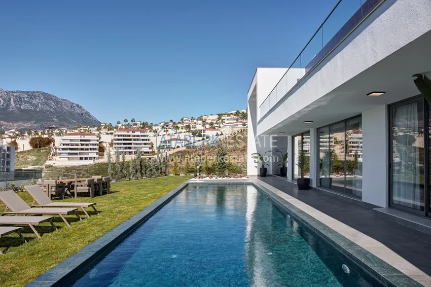 Elitarny kompleks willi z panoramicznym widokiem w Kargicak, Alanya 7