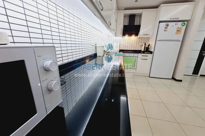 Purchase One bedroom apartment with furniture and a glazed balcony in Oba, Alanya 7 