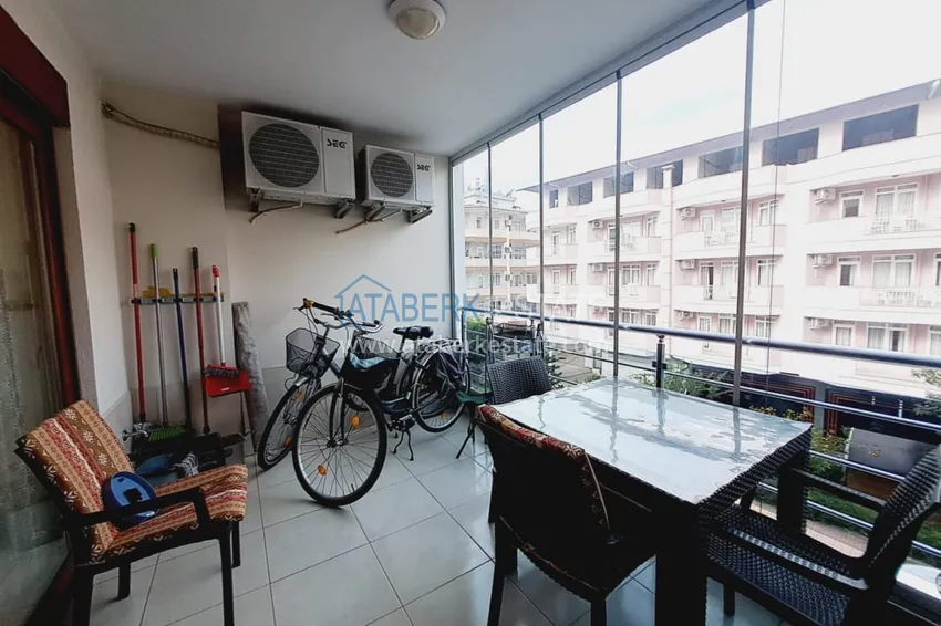 Purchase One bedroom apartment with furniture and a glazed balcony in Oba, Alanya 9 