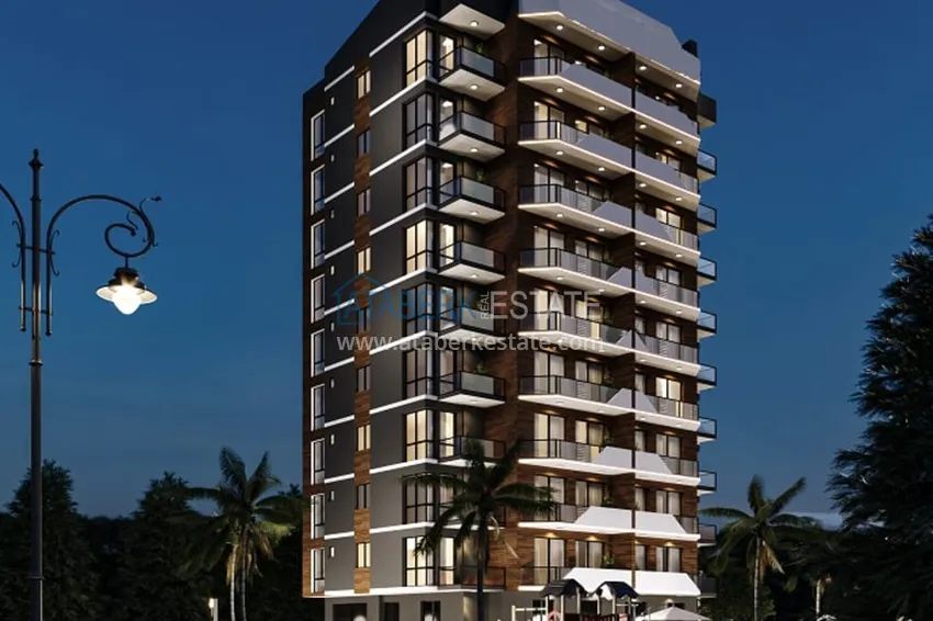 1+1 apartments in an under construction residential complex in the beautiful neighborhood of Ayash - Mersin 1 