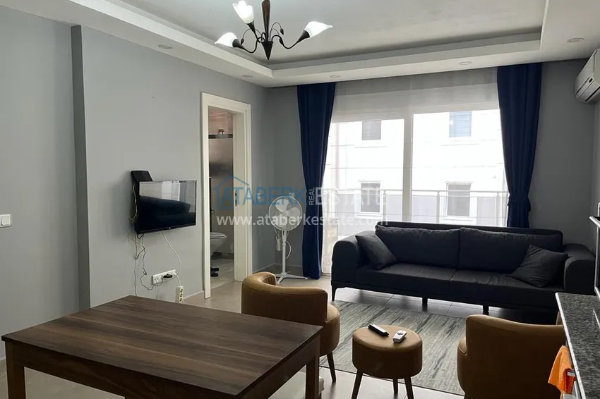 Purchase Furnished one-bedroom apartment 300 meters from the sea - Alanya center, Cleopatra beach area 2 