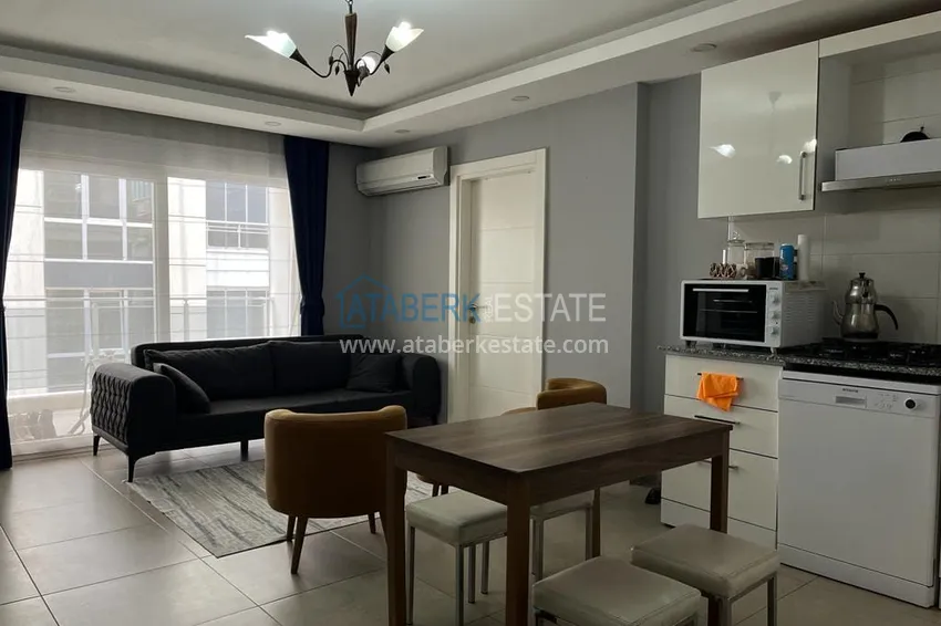 Purchase Furnished one-bedroom apartment 300 meters from the sea - Alanya center, Cleopatra beach area 3 