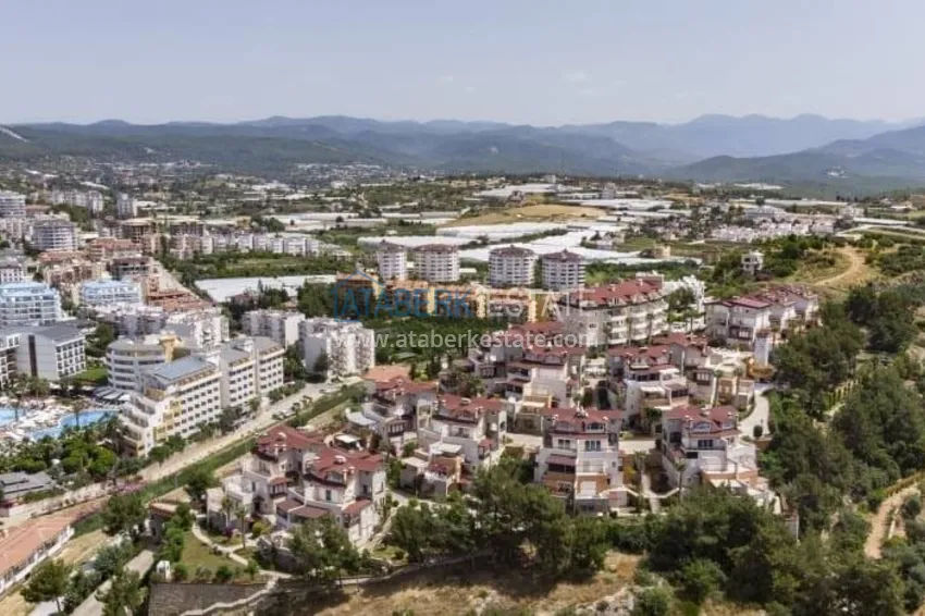 Duplex apartment with furniture, separate kitchen and sea view - Alanya, Turkler district 4 