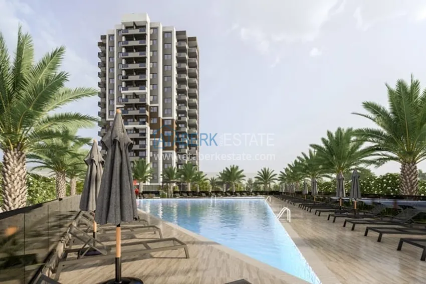 Apartments in a new residential complex under construction in Erdemli district - Mersin 1