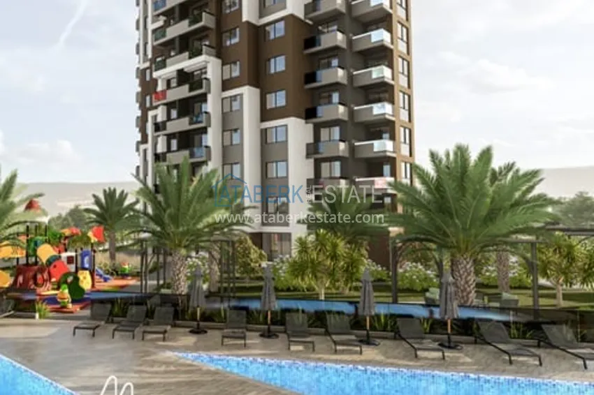 Apartments in a new residential complex under construction in Erdemli district - Mersin 4