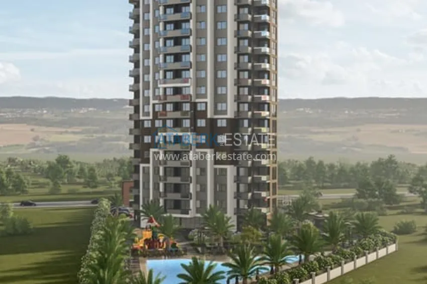 Apartments in a new residential complex under construction in Erdemli district - Mersin 6