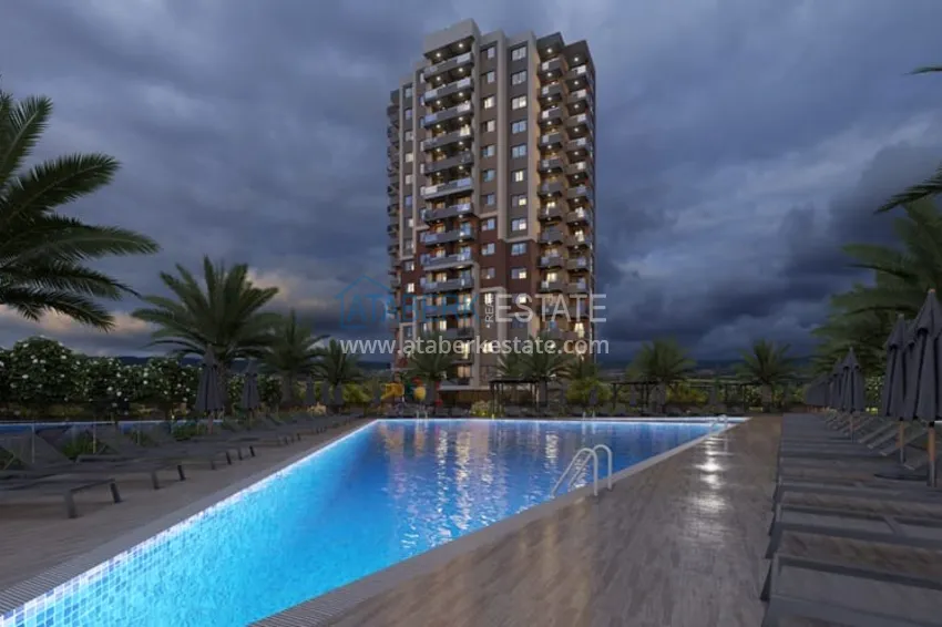 Apartments in a new residential complex under construction in Erdemli district - Mersin 9