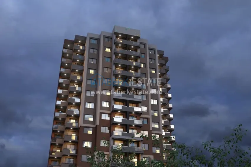 Apartments in a new residential complex under construction in Erdemli district - Mersin 10
