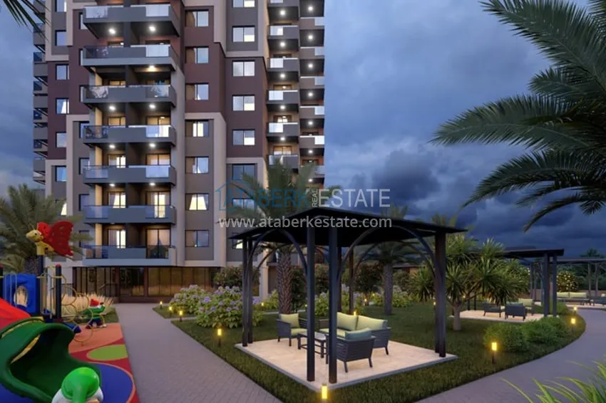 Apartments in a new residential complex under construction in Erdemli district - Mersin 11