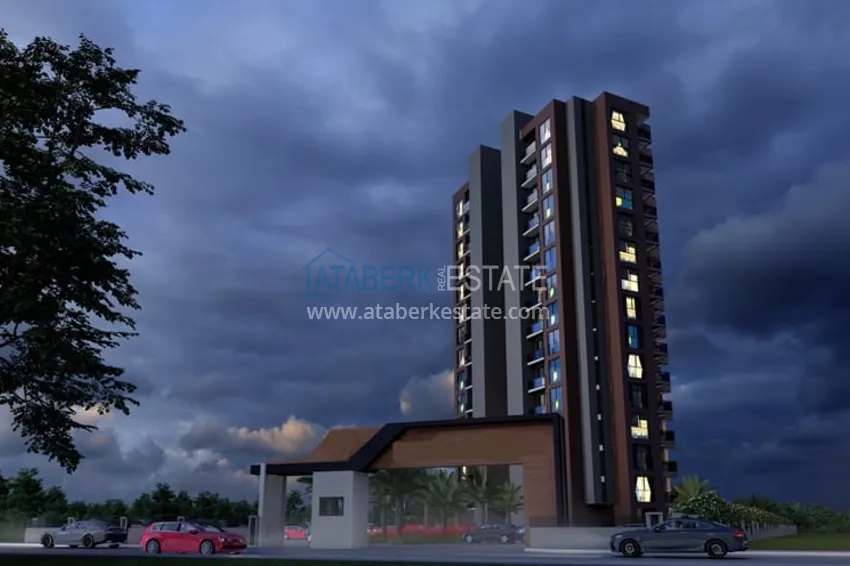 Apartments in a new residential complex under construction in Erdemli district - Mersin 12