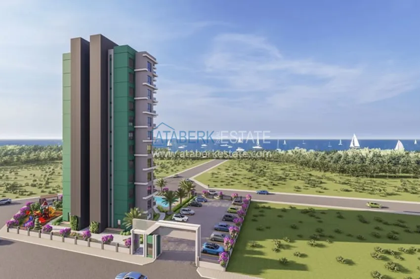 Comfort segment complex project under construction in Kargıpınarı district - Mersin 3 