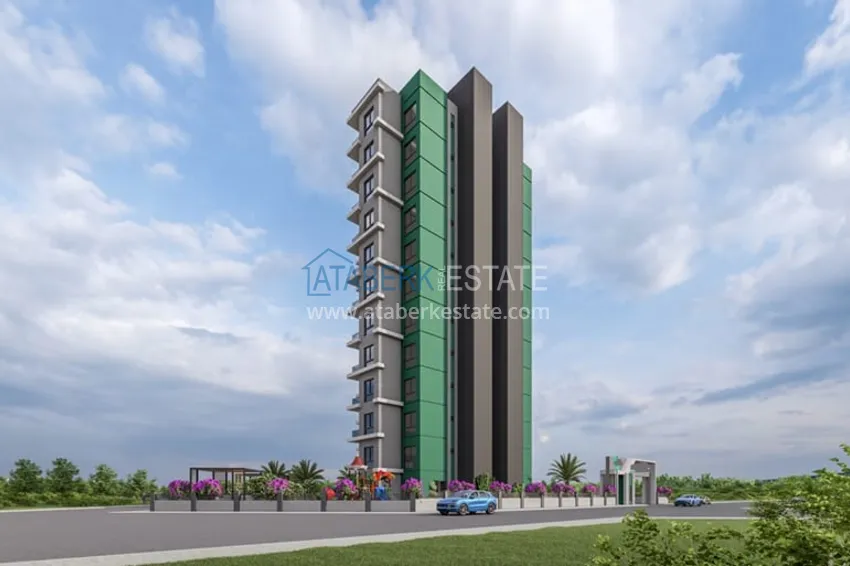 Comfort segment complex project under construction in Kargıpınarı district - Mersin 6 