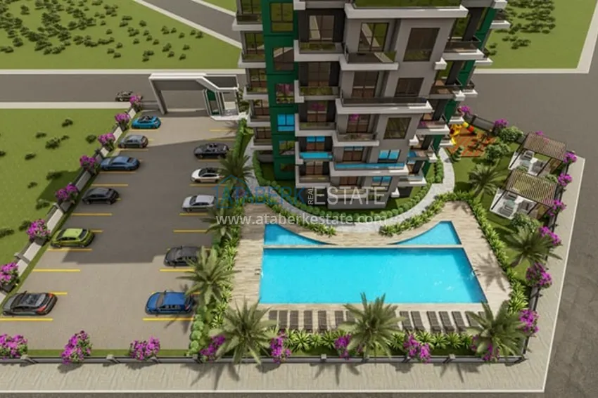 Comfort segment complex project under construction in Kargıpınarı district - Mersin 7 