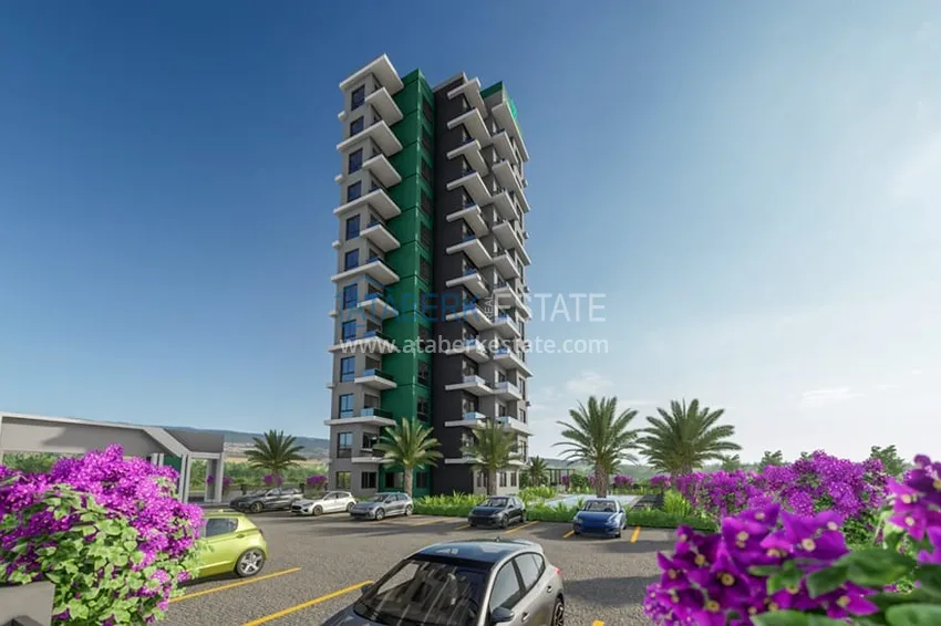 Comfort segment complex project under construction in Kargıpınarı district - Mersin 9 