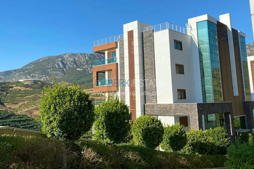 Stylish 3+1 linear apartment with panoramic views in a picturesque corner of Alanya — Mahmutlar district 10
