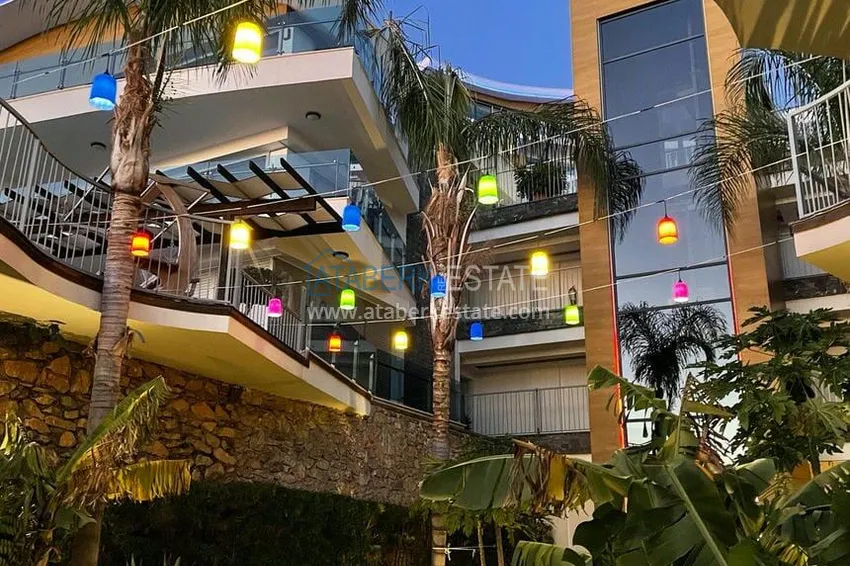 Apartment with access to the garden in a residence with a hotel concept — Alanya, Konakli district 14