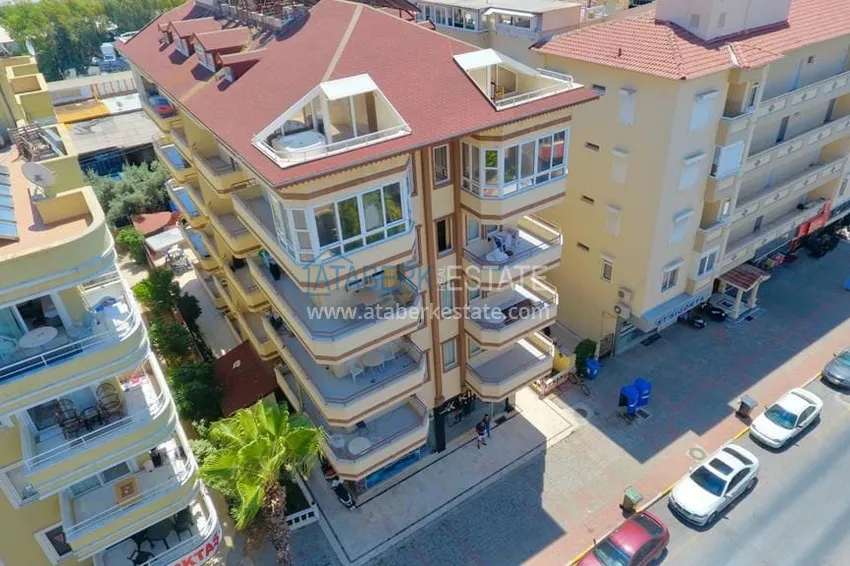Jednopokojowy apartament z meblami w centrum Alanyi — centralny targ rybny 1