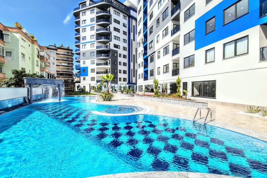 Apartment in the center of Alanya - Cleopatra beach area, one bedroom with furniture 1