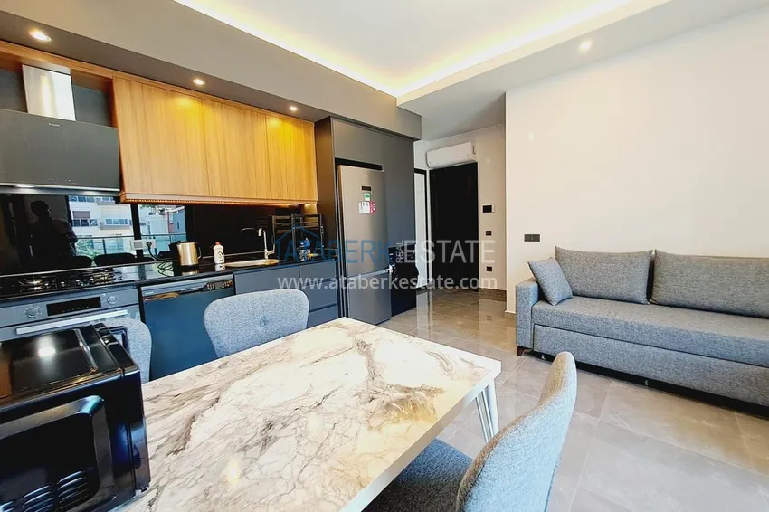 Purchase One bedroom apartment with modern interior in Alanya, Oba area 3