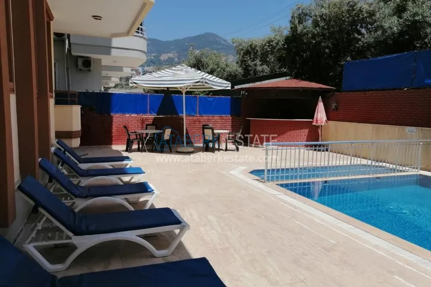 Jednopokojowy apartament z meblami w centrum Alanyi — centralny targ rybny 3