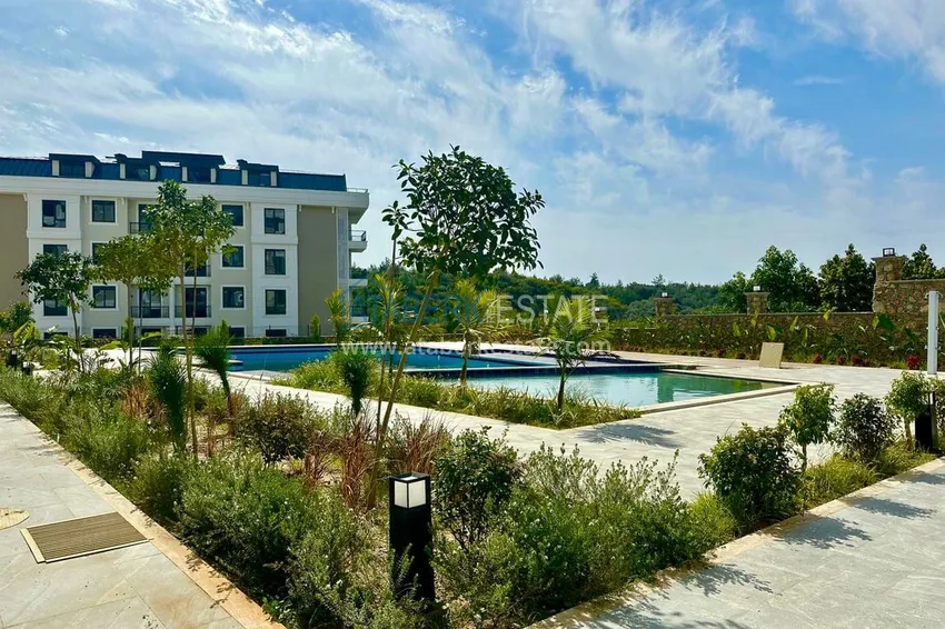 Linear 3+1 apartment in an exclusive residential complex — Alanya, Oba district 3 