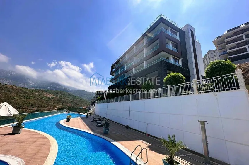 Stylish 3+1 linear apartment with panoramic views in a picturesque corner of Alanya — Mahmutlar district 3